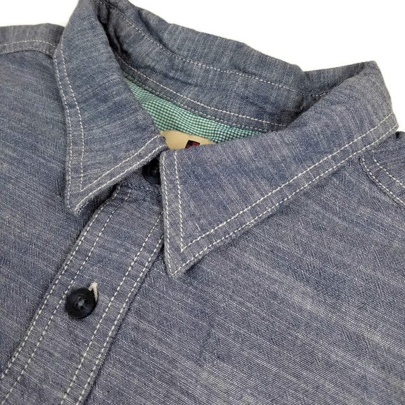 Woolrich Chambray Shirt Men's Size XXL Button Down - Picture 7 of 8